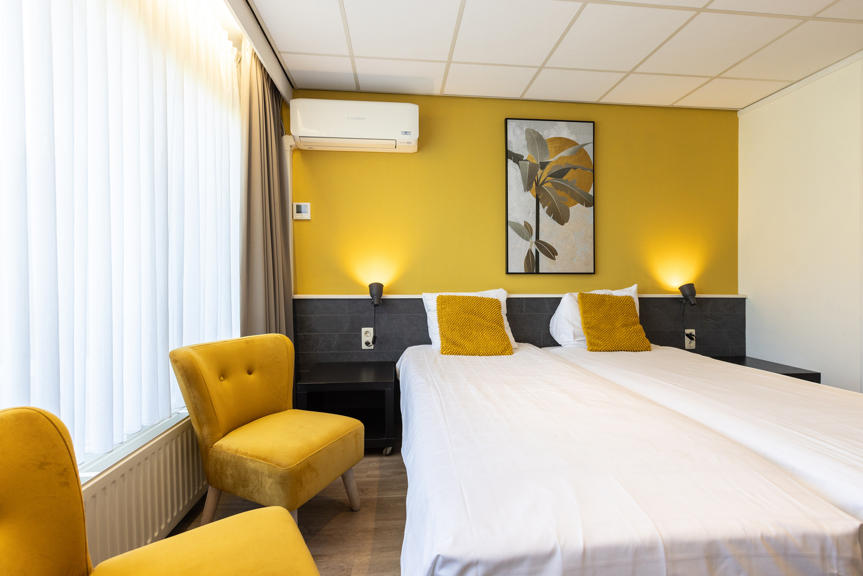 Hotelkamers, suites en familiekamers